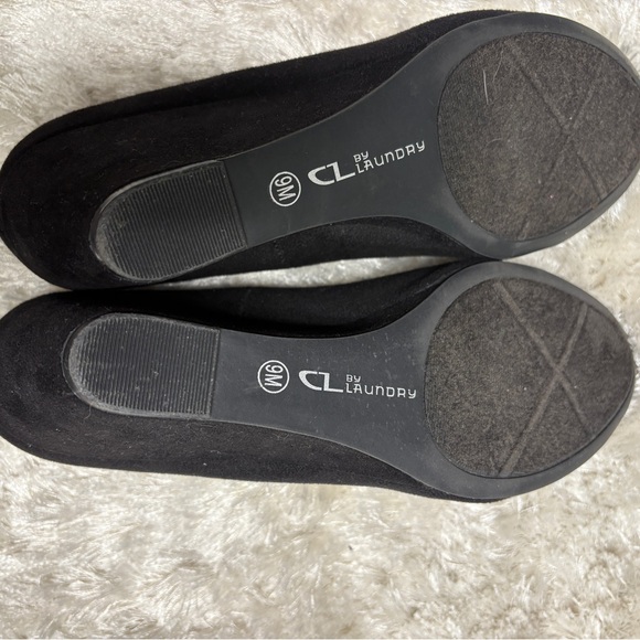 Nima Round Closed toe Black Wedge Heel Pumps Women Size 9 -Excellent condition - Picture 6 of 6